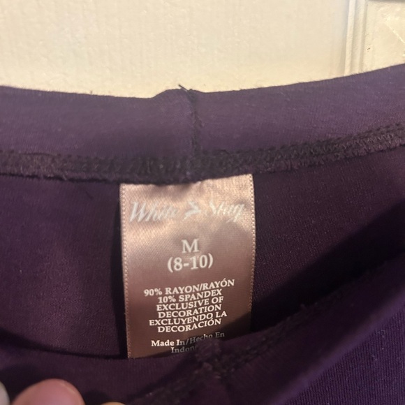 White Stag Wide-Leg Pants in Deep Purple - Picture 4 of 4